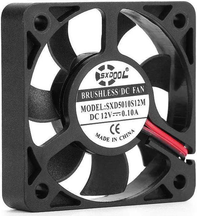 Main image of Brand New SXDOOL SXD5010S12M 50mm 50*50*10mm slim 10mm thickness DC12V 0.10A 4500RPM 11.2CFM axial cooling fan