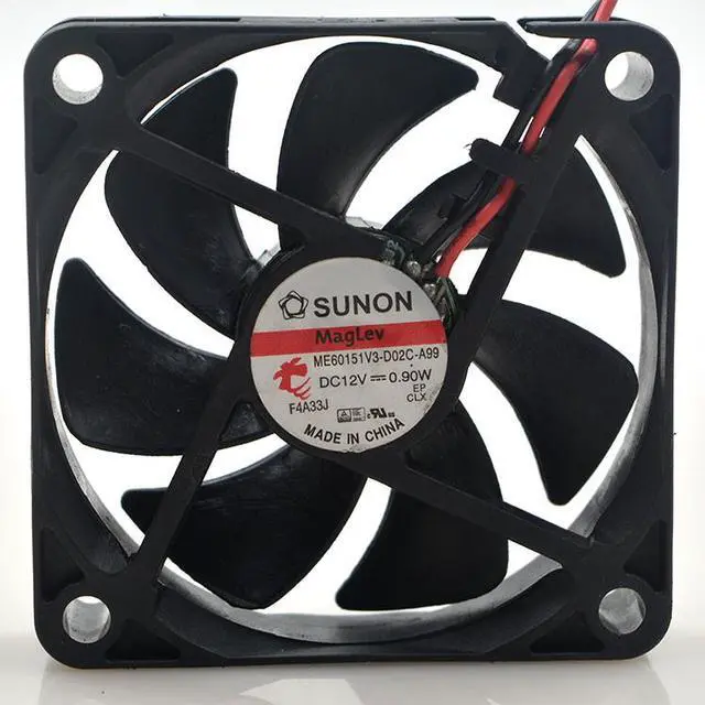 Alt view image 3 of 5 - SUNON ME60151V3-D02C-A99 6015 12V 0.9W 6CM Maglev Heat Dissipating Fan