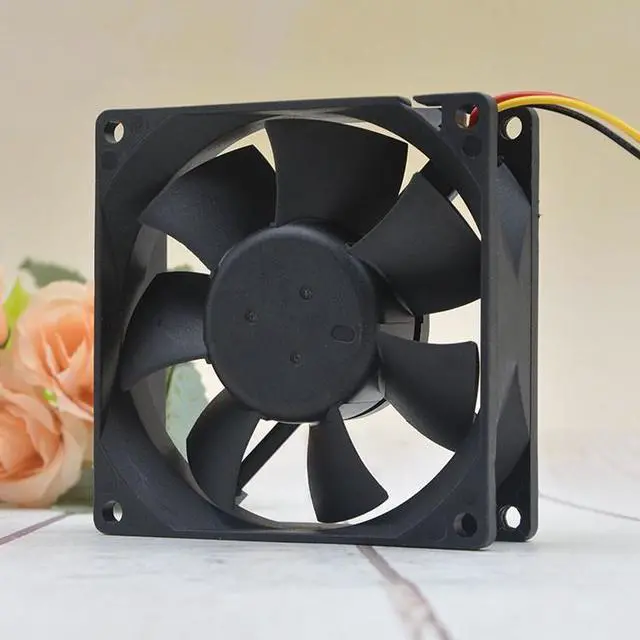 Alt view image 5 of 5 - Y.S.TECH 8cm 12V0.23A 8025 KM128025HB power supply motherboard mute fan