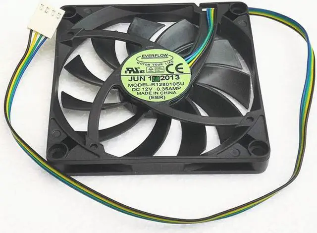 Main image of 8CM 8010 Fan 4 Line R128010SU 0.35A Integrative Small Cabinet ITX Heat Dissipation