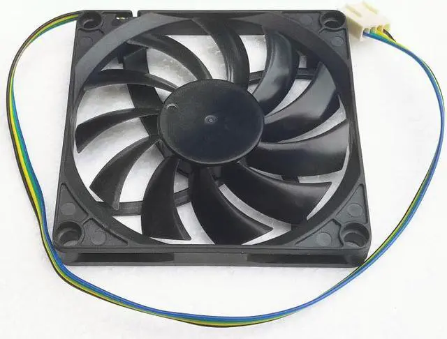 Alt view image 2 of 2 - 8CM 8010 Fan 4 Line R128010SU 0.35A Integrative Small Cabinet ITX Heat Dissipation
