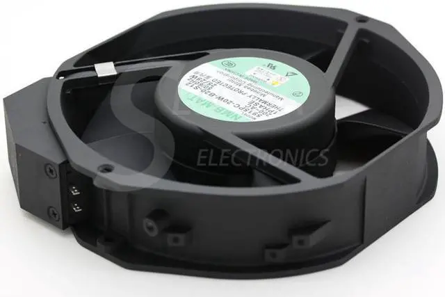 Alt view image 2 of 7 - New original NMB-MAT 5915PC-20W-B20-S12/S11/S05 200V 17238 all-metal iron leaf fan