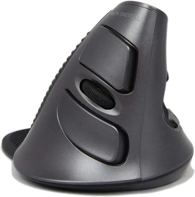 Alt view image 4 of 6 - J-Tech Digital Scroll Endurance Wireless Mouse Ergonomic Vertical USB Mouse with Adjustable Sensitivity (600/1000/1600 DPI), Removable Palm Rest & Thumb Buttons - Reduces Hand/Wrist Pain