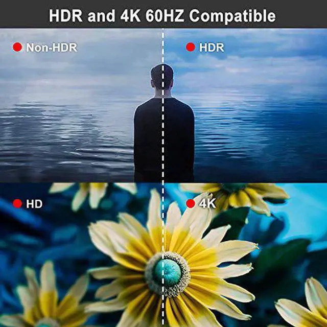 Alt view image 3 of 8 - J-Tech Digital 4K 60HZ HDMI Audio Extractor Converter SPDIF + 3.5MM Output Supports HDMI 2.0, 18Gpbs Bandwidth, HDCP 2.2, Dolby Digital/DTS Passthrough CEC, HDR10 [JTD18G-H5CH]