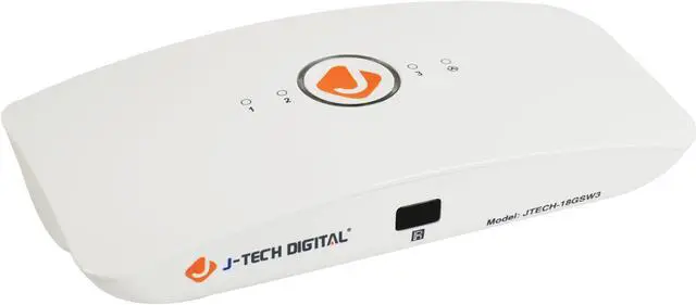 Main image of J-Tech Digital 3x1 HDMI 2.0 Switch HDMI Switch 4K@60Hz, HDCP 2.2, HDR, Dolby Vision, YUV 4:4:4 with Remote Control auto-Switching Function on/Off Control4 Driver Available (3 in 1 Out) [JTECH-18GSW3]