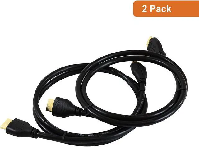 Alt view image 4 of 5 - J-Tech Digital HDMI 2.0 Cable 3ft Supporting Ultra High Speed (2-Pack)
