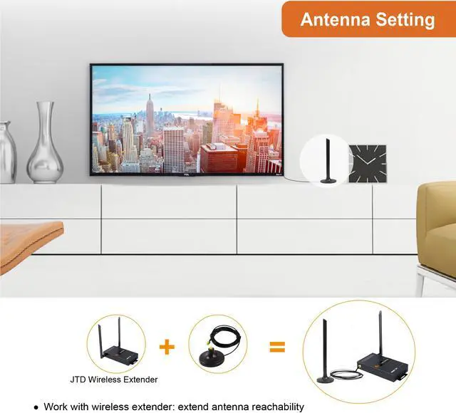 Alt view image 4 of 4 - J-Tech Digital 10ft Magnetic Antenna Base and Extension Cord [JTECH-WEX-3MC]