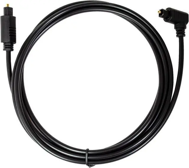 Main image of J-Tech Digital JTECH-SP6FB 90 Degree Toslink SPDIF Optical Audio Cable 6 FT