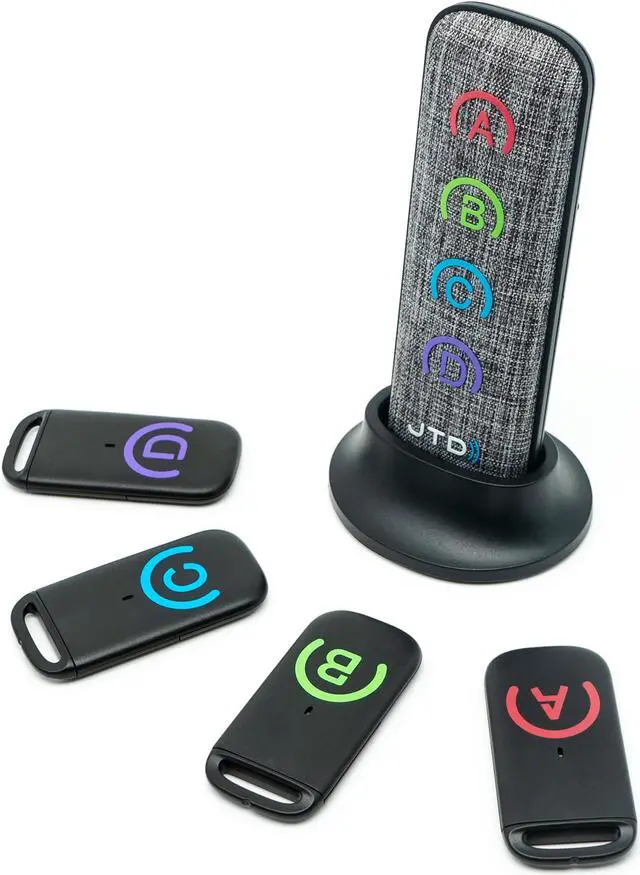 Main image of Wireless RF Key Finder Locator (1 Transmitter + 4 Receivers) (JTDKF4F)