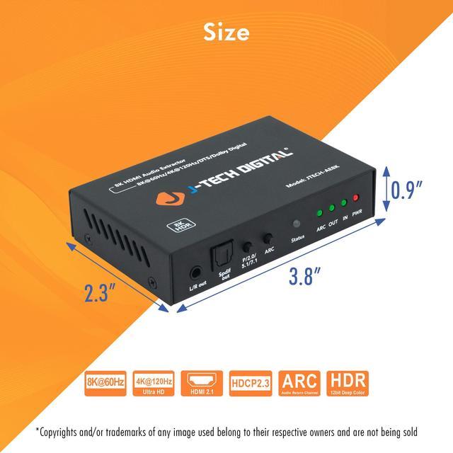 HDMI eARC Audio Extractor for modern TVs - FeinTech