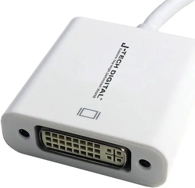 Alt view image 2 of 3 - J-Tech Digital JTDMINIDVI High Quality Mini Display Port to DVI Adapter Female Cable for MacBook/MacBook Pro/iMac/MacBook Air