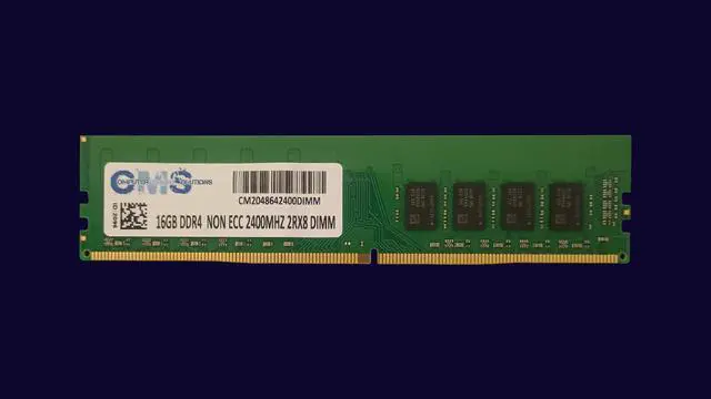 Alt view image 3 of 3 - 1X16GB DDR4 NON ECC 2400MHZ DIMM 1RX8, 2RX8
