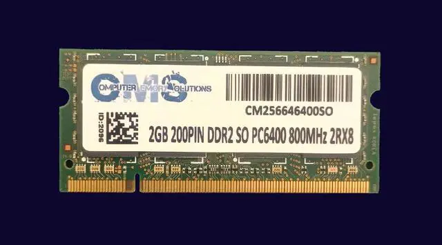 Alt view image 4 of 4 - 1X2GB DDR2 200PIN SO PC6400 800MHz 2RX8