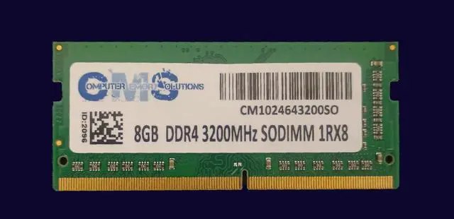 Alt view image 4 of 4 - 1X8GB DDR4 NON ECC SODIMM 3200MHZ