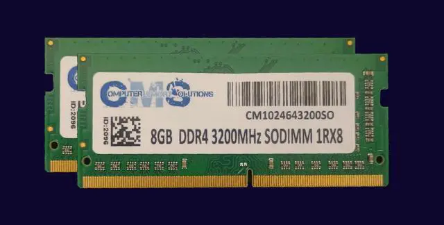 Alt view image 4 of 4 - 2X8GB DDR4 NON ECC SODIMM 3200MHZ