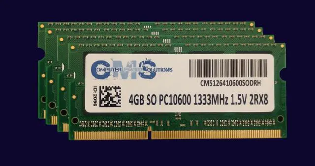 Alt view image 4 of 4 - 4X4GB SO PC10600 1333MHZ 1.5V 2RX8