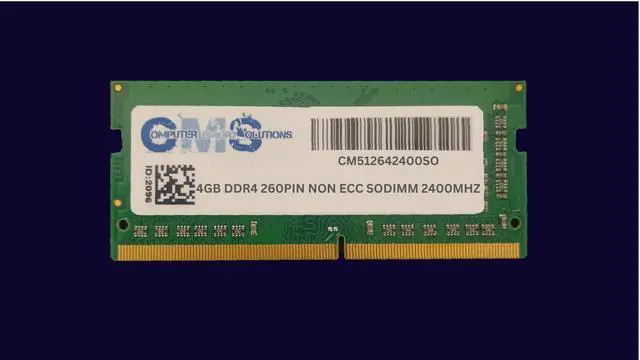 Alt view image 5 of 7 - CMS 4GB (1X4GB) DDR4 19200 2400MHZ NON ECC SODIMM Memory Ram Upgrade Compatible with Fujitsu® Lifebook S936/M, S936/P, S937/R, S937/S, SH90/W - C105