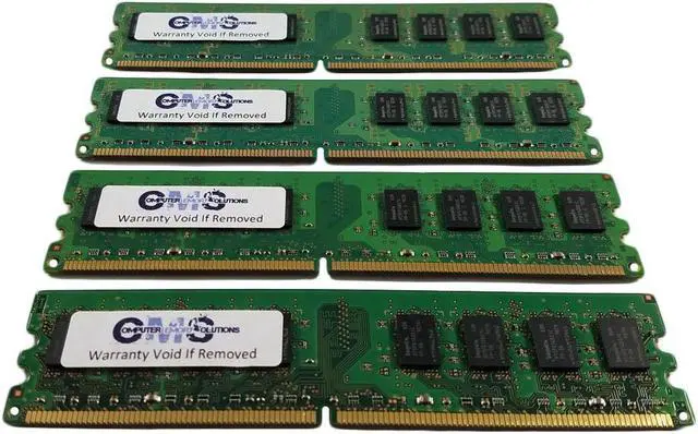 Alt view image 2 of 2 - CMS 8GB (4X2GB) DDR2 6400 800MHZ NON ECC DIMM Memory Ram Upgrade Compatible with Dell® Optiplex 745, 745C Series Desktop - A92