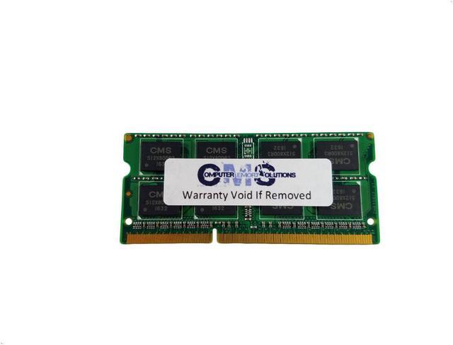 CMS 4GB (1X4GB) DDR3 10600 NON ECC SODIMM Memory Ram Upgrade Compatible with HP/Compaq® G Notebook G62-339Wm, G62-340Us, G62-341Nr - A30 System Specific Memory Newegg.com