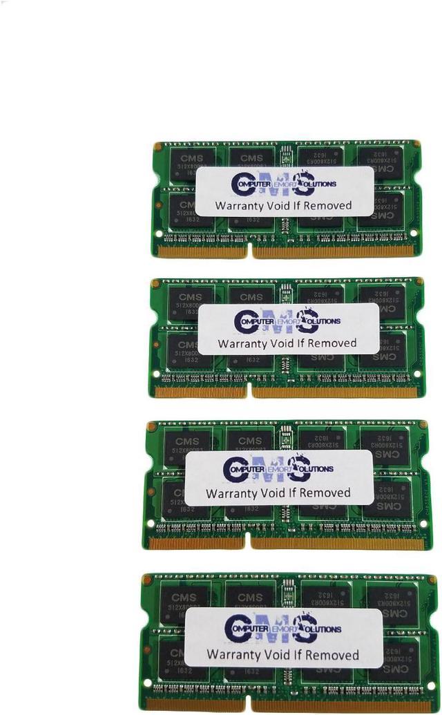 Bageri Kedelig saltet CMS 32GB (4X8GB) DDR3 10600 1333MHZ NON ECC SODIMM Memory Ram Upgrade  Compatible with HP/Compaq® Elitebook 8560W Quad Core - C12 System Specific  Memory - Newegg.com