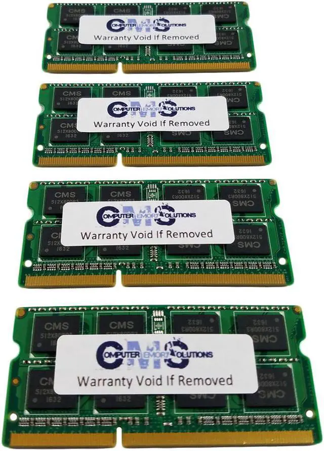 Alt view image 2 of 2 - CMS 32GB (4X8GB) DDR3 10600 1333MHZ NON ECC SODIMM Memory Ram Upgrade Compatible with Apple® iMac Core I5 3.1 27-Inch (Mid-2011) - C12