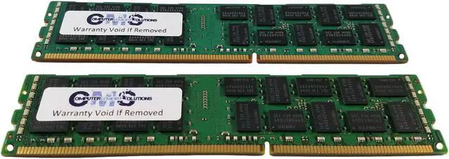 Alt view image 4 of 4 - CMS 64GB (2X32GB) DDR3 10600 1333MHZ ECC REGISTERED QUAD RANK DIMM Memory Ram Upgrade Compatible with Dell® Poweredge R320 Load Reduced Reg For Server Only - B9
