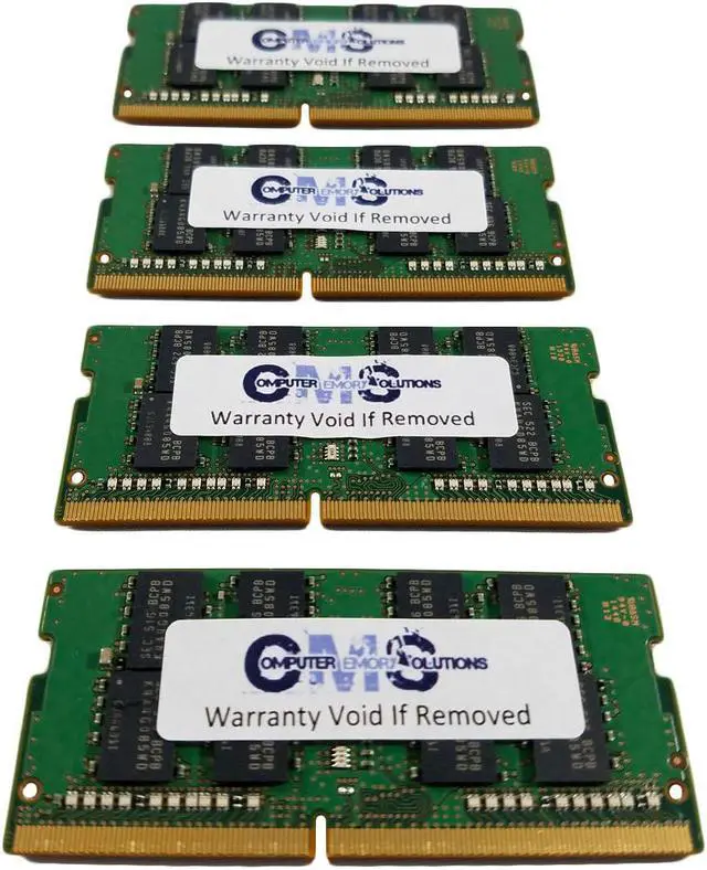 Alt view image 2 of 2 - CMS 128GB (4X32GB) DDR4 21300 2666MHZ Non ECC SODIMM Memory Ram Upgrade Compatible with Dell® Precision 17 7000 Series (7730), Precision Mobile Workstation 7530 - D106