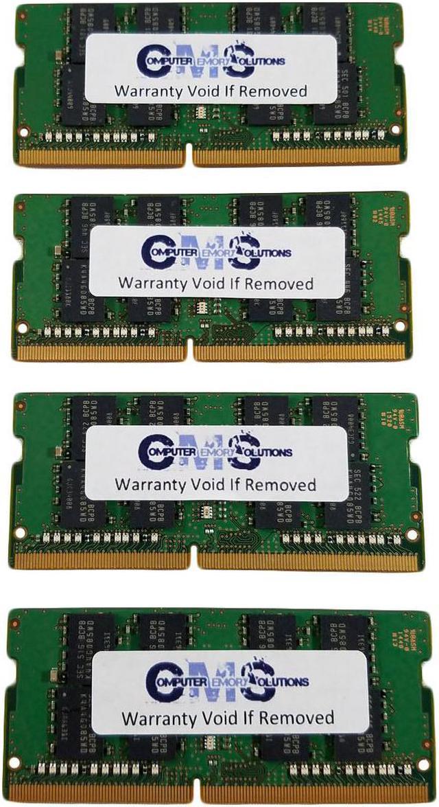 CMS 128GB (4X32GB) DDR4 21300 2666MHZ Non ECC SODIMM Memory Ram