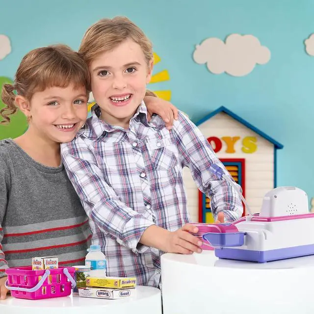 Alt view image 5 of 7 - AZToys 2815D Durable Pretend Play Electronic Cash Register Toy for Kids | Educational Toys Gifts Toddlers with Realistic Actions & Sounds