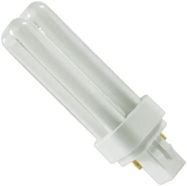 Alt view image 2 of 4 - Sylvania 21119 - CF13DD/830/ECO Double Tube 2 Pin Base Compact Fluorescent Light Bulb