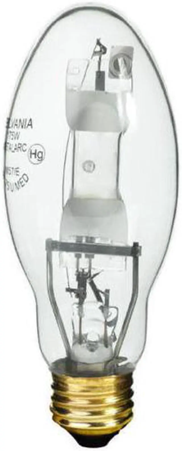 Alt view image 2 of 5 - SYLVANIA M175/U/MED 175W ED17 M57/E Metal Halide Light Bulb