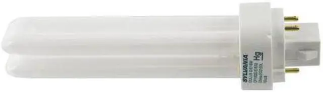 Alt view image 2 of 9 - SYLVANIA CF18DD/E/830 18w G24Q-2 base 3000k CFL Bulb - 20724