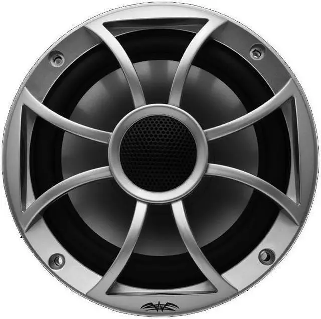 Alt view image 2 of 4 - Wet Sounds - Two Pairs Of RECON 6-S Sliver 6.5" Speakers And A Kicker KXMA400.4 Marine Amplifier