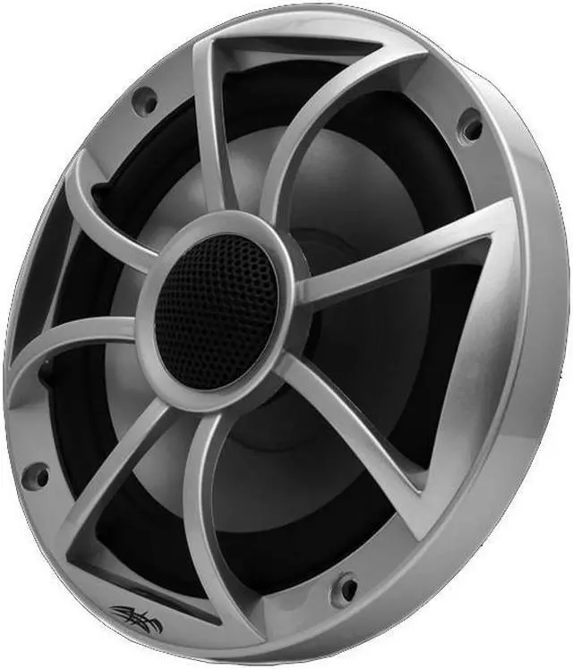 Alt view image 3 of 4 - Wet Sounds - Two Pairs Of RECON 6-S Sliver 6.5" Speakers And A Kicker KXMA400.4 Marine Amplifier