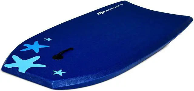 Alt view image 2 of 7 - Goplus 41'' Lightweight Super Bodyboard Surfing W/Leash EPS Core Boarding IXPE Starfish