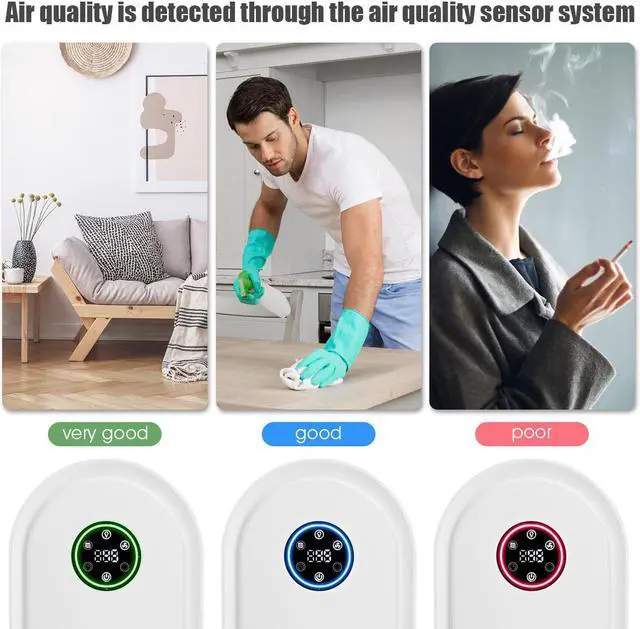 Alt view image 6 of 7 - Costway Air Purifier True HEPA Filter Activated Carbon Filter
