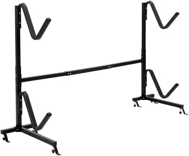 Main image of Costway Heavy Duty Freestanding Kayak Rack Dual Storage Rack for SUP Height Adjustable