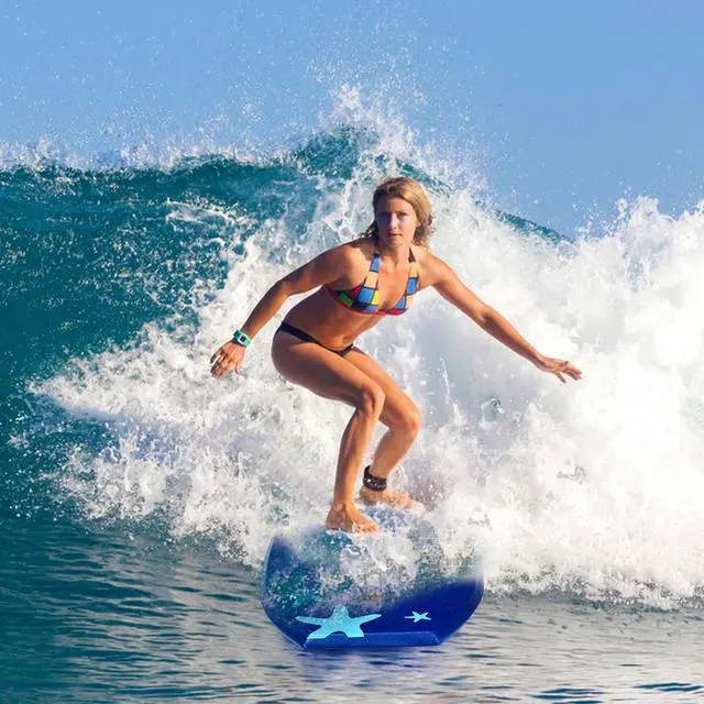 Alt view image 3 of 7 - Goplus 41'' Lightweight Super Bodyboard Surfing W/Leash EPS Core Boarding IXPE Starfish