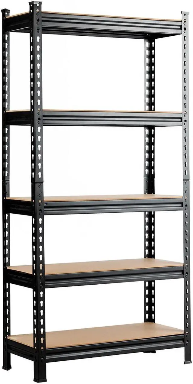 Main image of Costway 5-Tier Metal Storage Shelves 60'' Garage Rack Adjustable