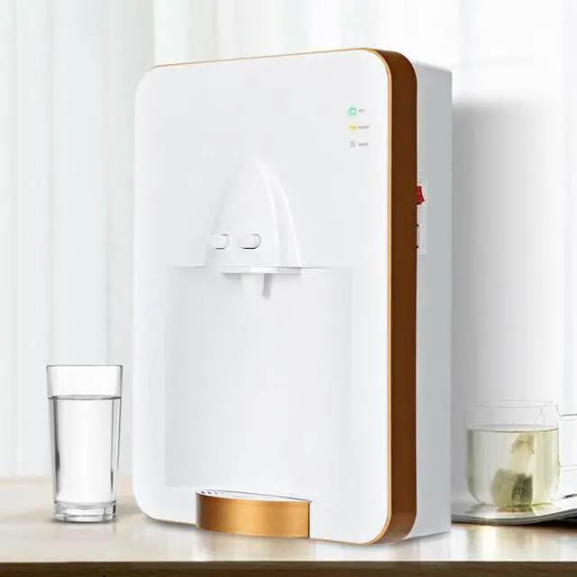 Alt view image 5 of 7 - Wall-mounted Electric Tank Water Dispenser Water Heater w/ Removable Drip Tray