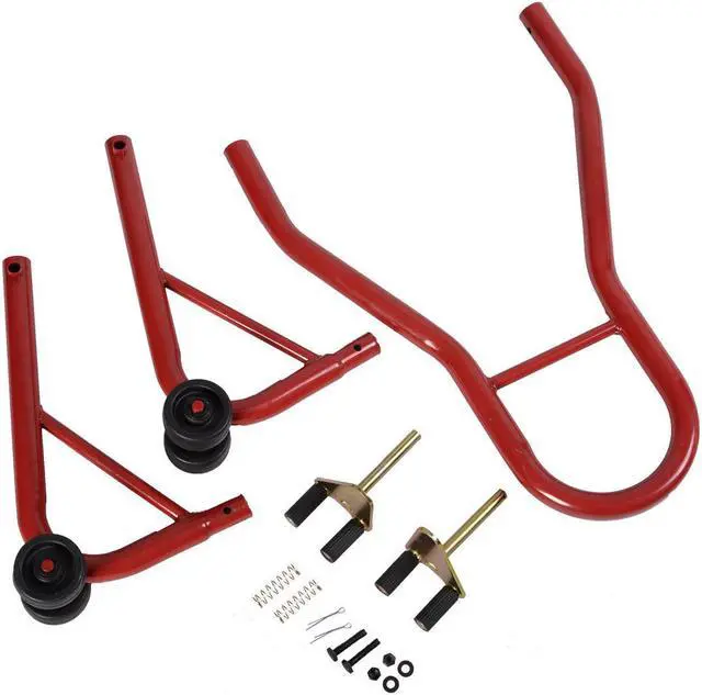 Alt view image 3 of 5 - Motorcycle Stand Front Swingarm Lift Head Front Forklift Auto Bike Shop