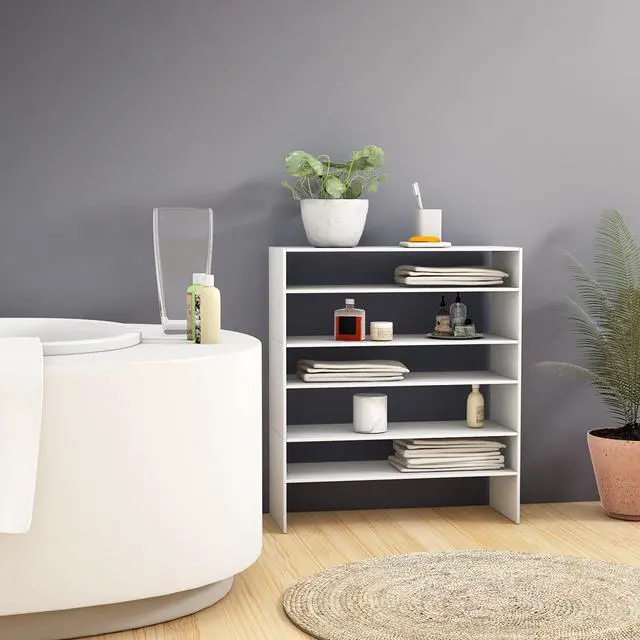 Alt view image 4 of 7 - Costway 3 PCS Stackable Shoe Rack 31-Inch Horizontal Organizer 2-tier StorageShelf White