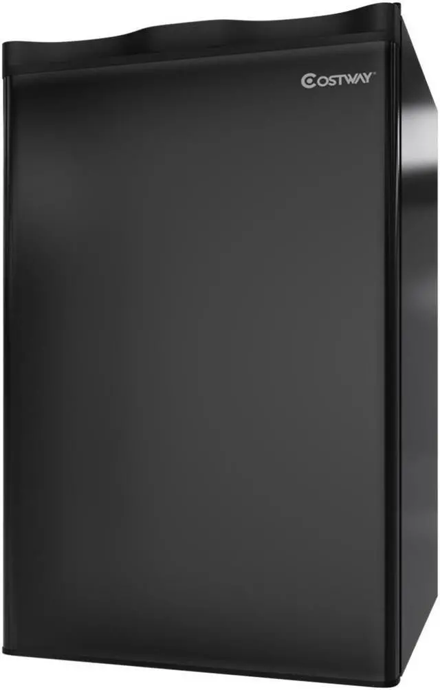 Alt view image 2 of 14 - Costway 3.2 Cu.Ft. Compact Refrigerator Mini Dorm Small Fridge Freezer Reversible Door