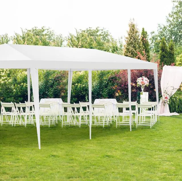 Alt view image 3 of 7 - Costway 10' x 30' Outdoor Wedding Party Event Tent Gazebo Canopy