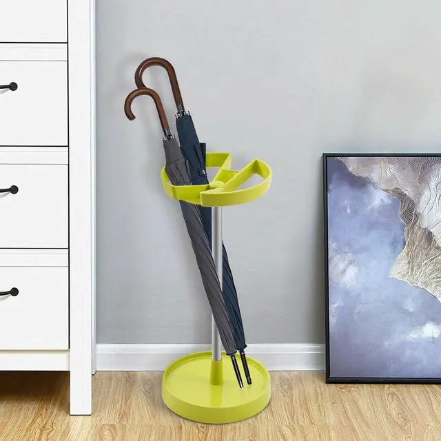 Alt view image 3 of 7 - Costway Umbrella Stand Holder Modern Round Storage Rain Rack Home Office Entryway
