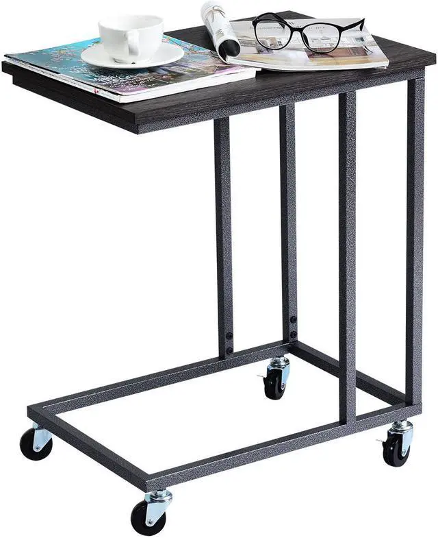 Main image of Costway Laptop Holder Sofa Side End MobileTable Multiple Stand Desk Notebook Beside Grey