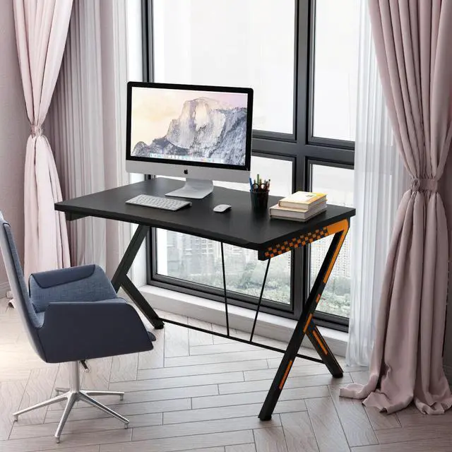 Alt view image 2 of 7 - Costway Gaming Desk Computer Desk PC Laptop Table Workstation Home Office Ergonomic New
