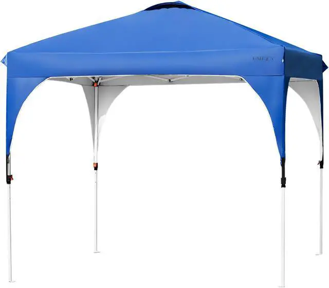 Main image of 10x10 FT Outdoor Pop Up Tent Canopy Height Adjustable Sun Shelter W/ Roller Bag