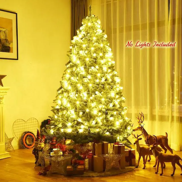 Alt view image 2 of 7 - Costway 7.5ft Artificial Christmas Fir Tree 1968 Branch Tips