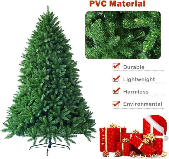 Alt view image 7 of 7 - Costway 7.5ft Artificial Christmas Fir Tree 1968 Branch Tips